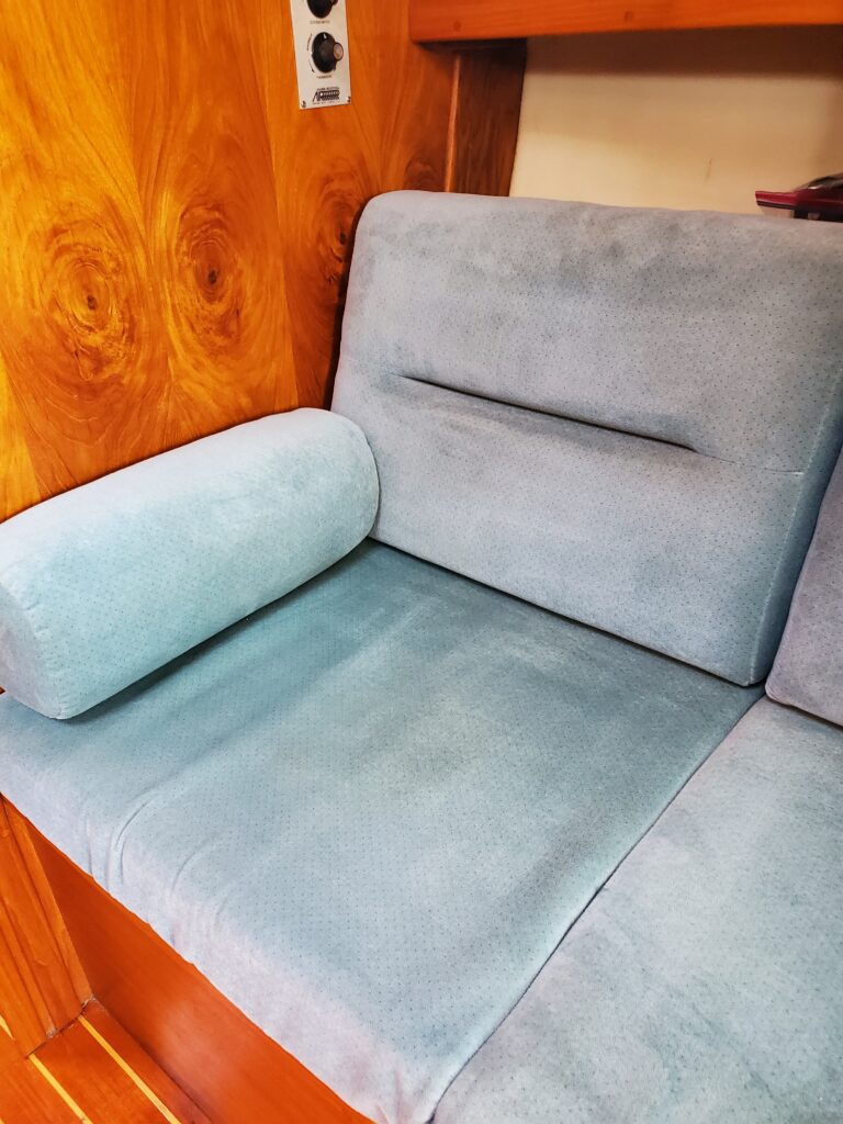 clean saloon cushions