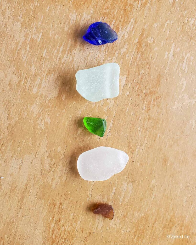 popular beach glass colors