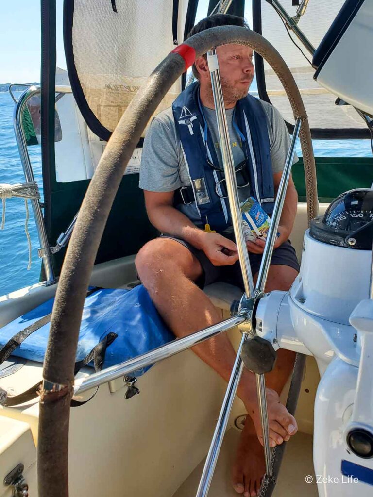 kyle at the helm