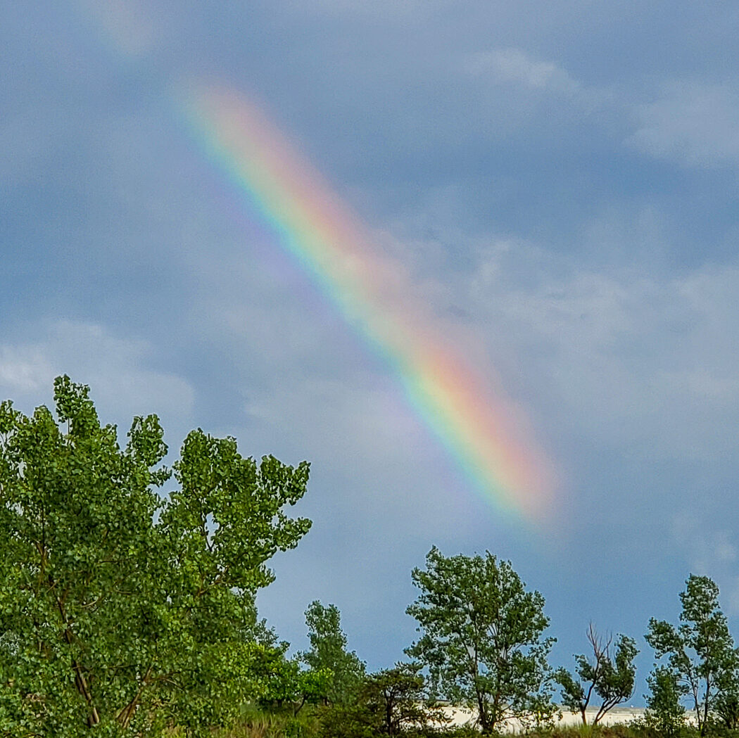 rainbow in the sky