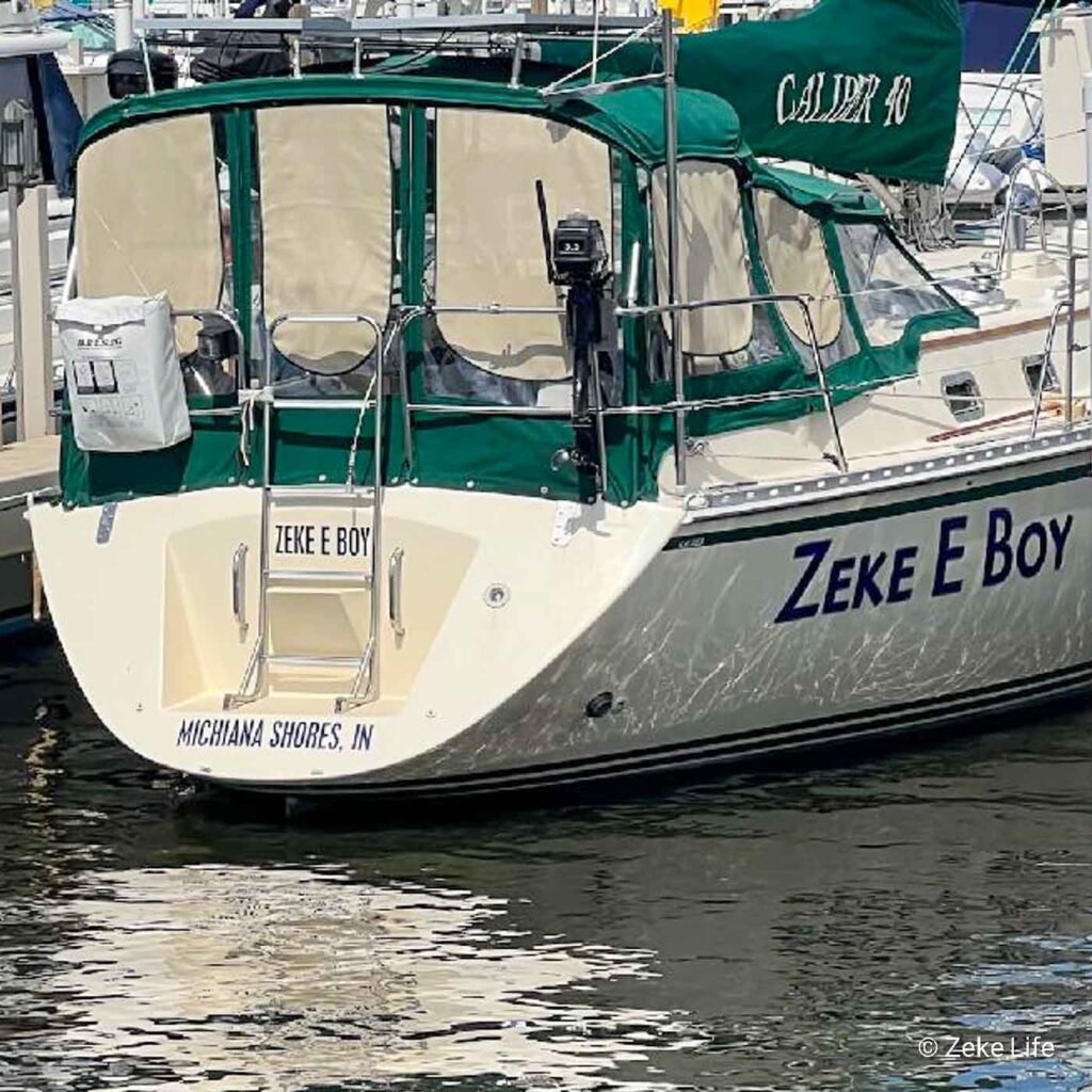 new letters on boat