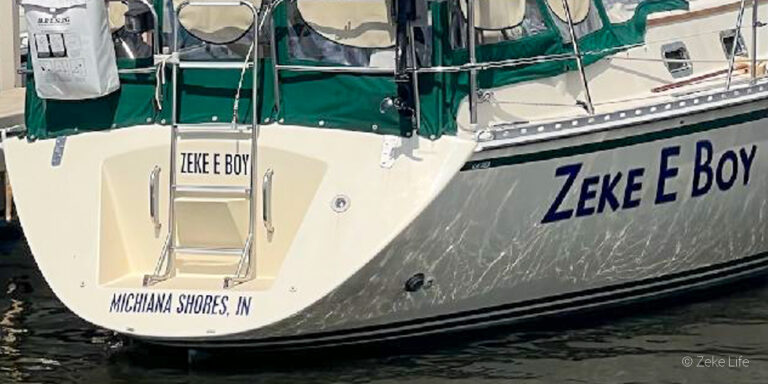 new letters on boat
