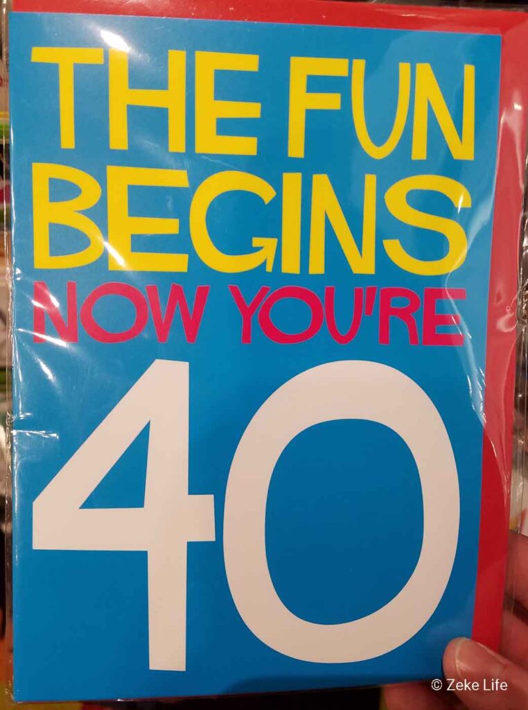 happy 40th birthday card