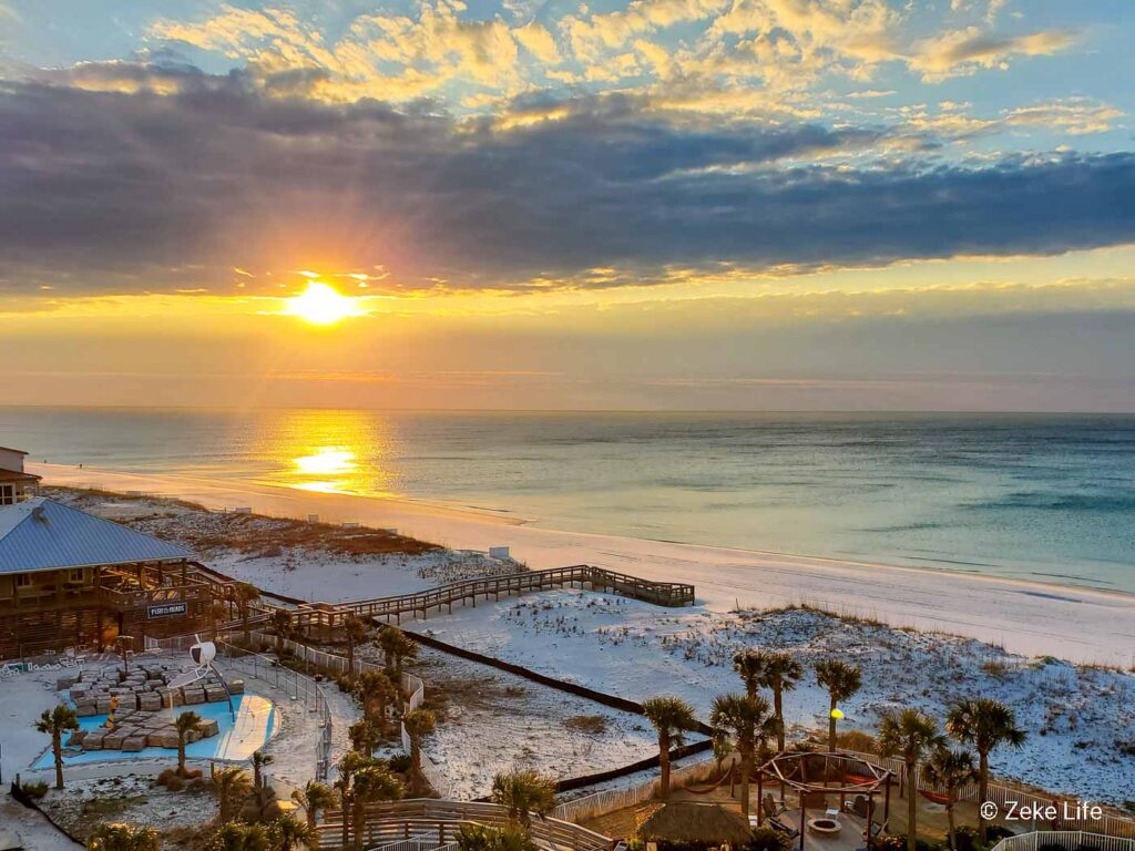 pensacola beach florida sunrise