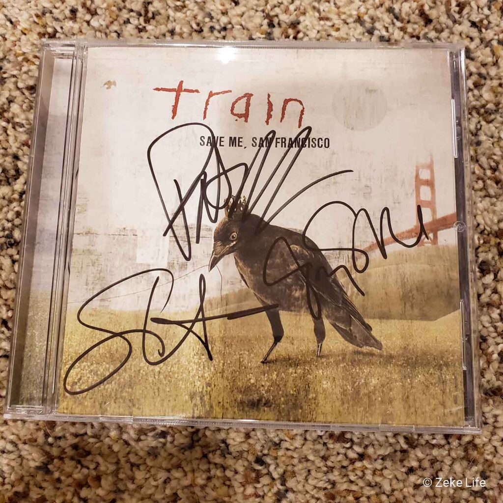 signed train cd