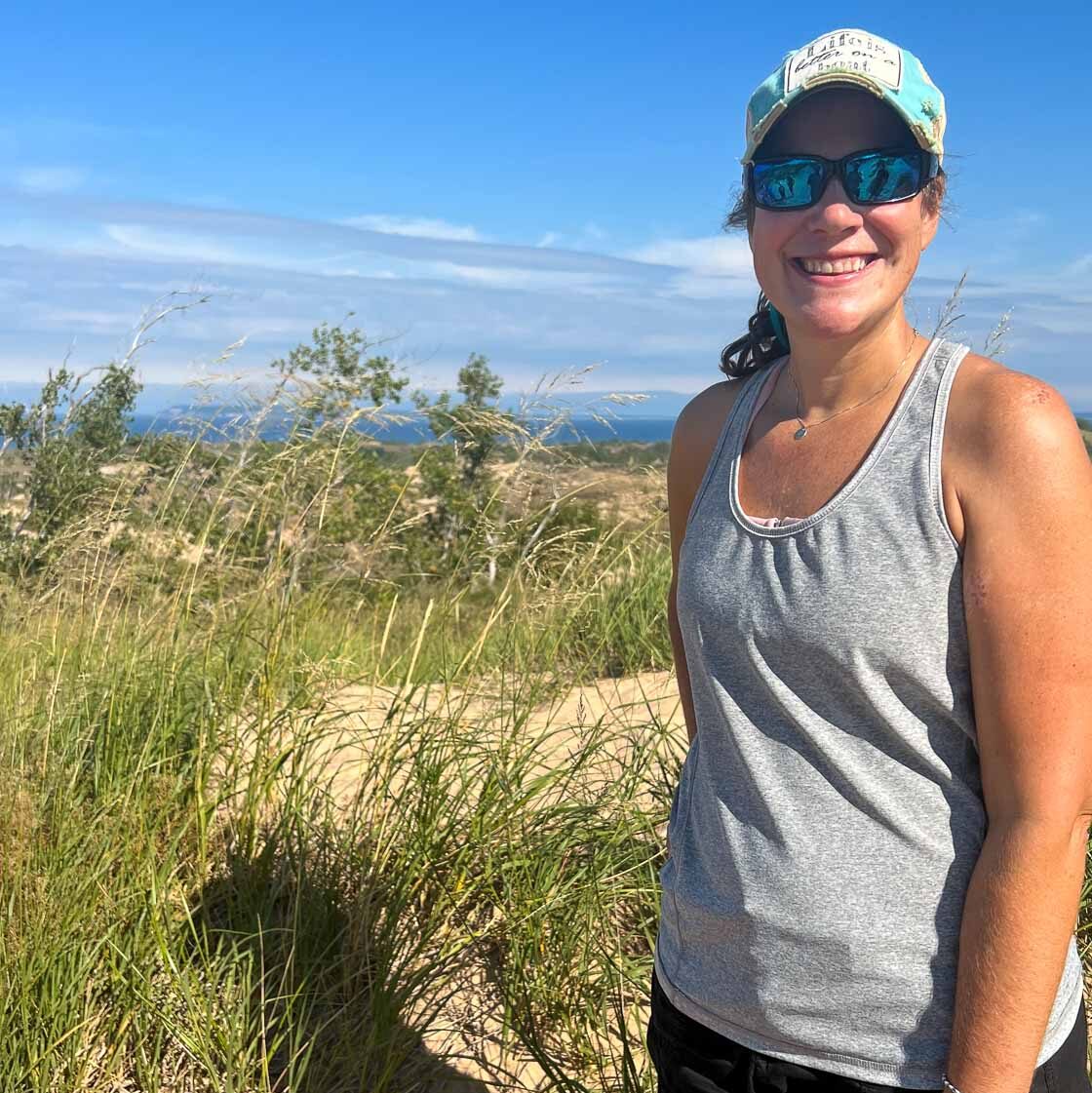 hiking Sleeping Bear Dunes