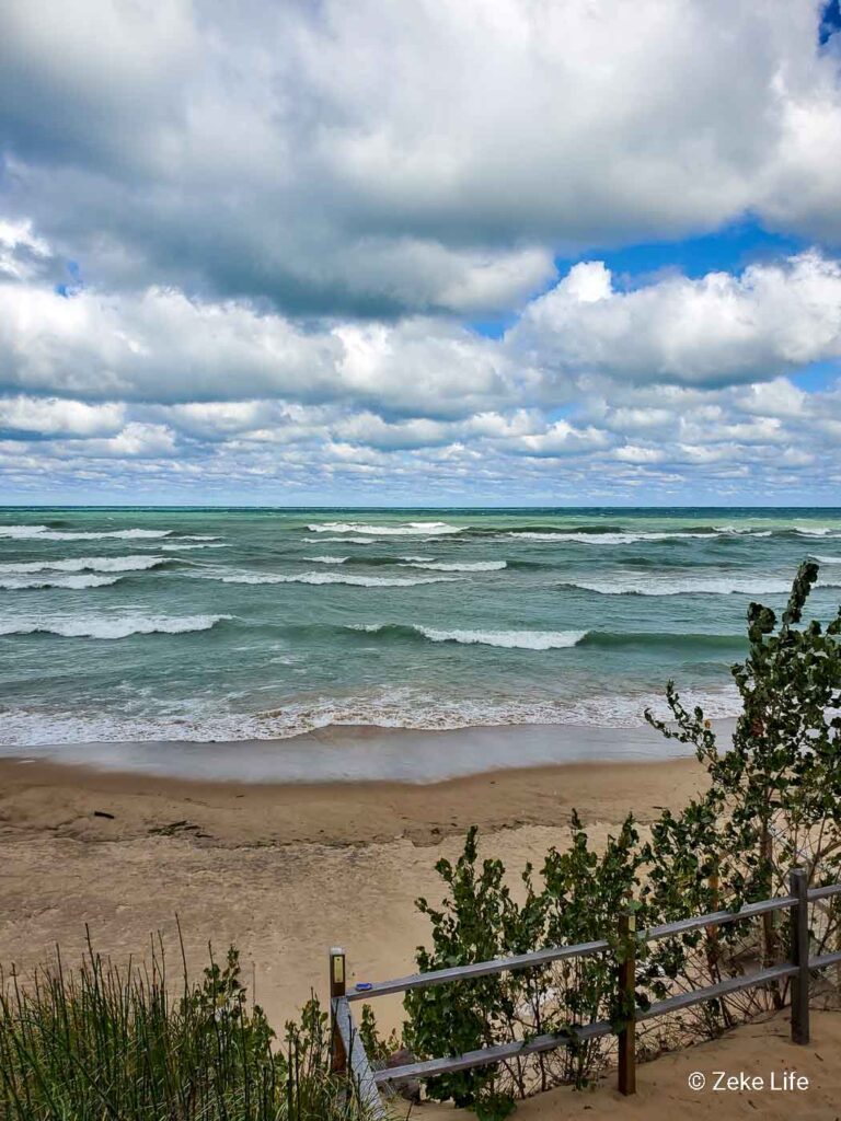 lake michigan waves