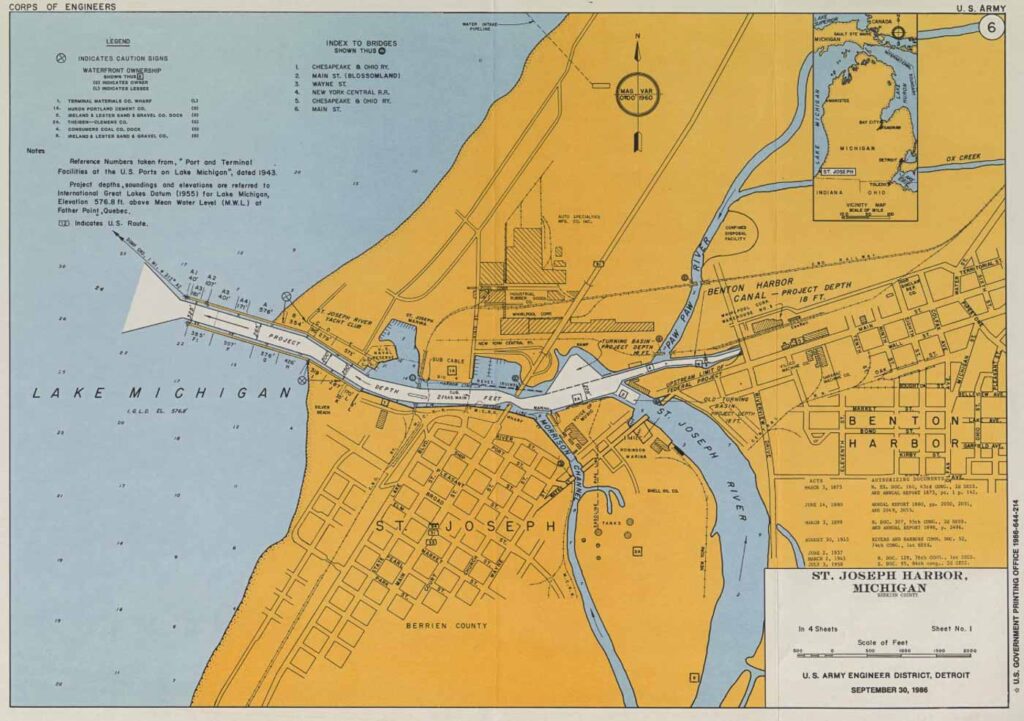 st joe harbor project map