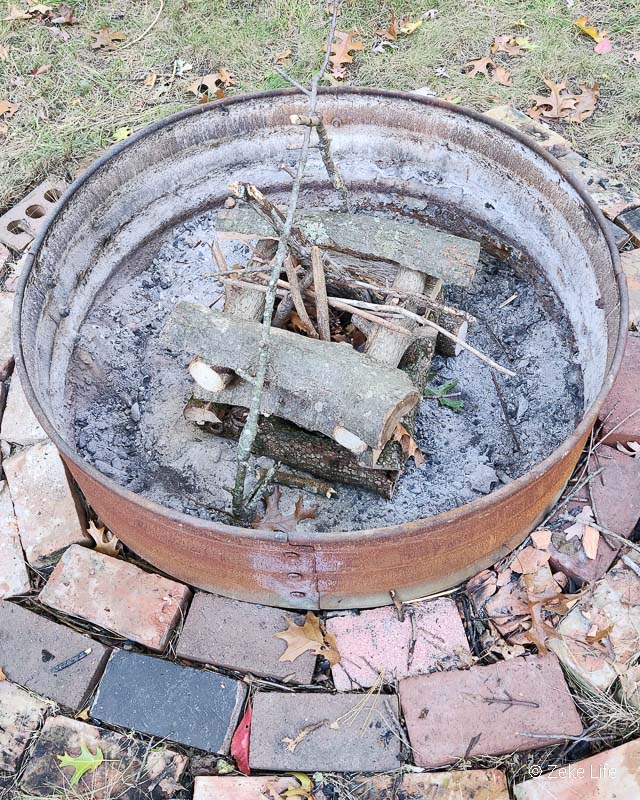 metal firepit ring