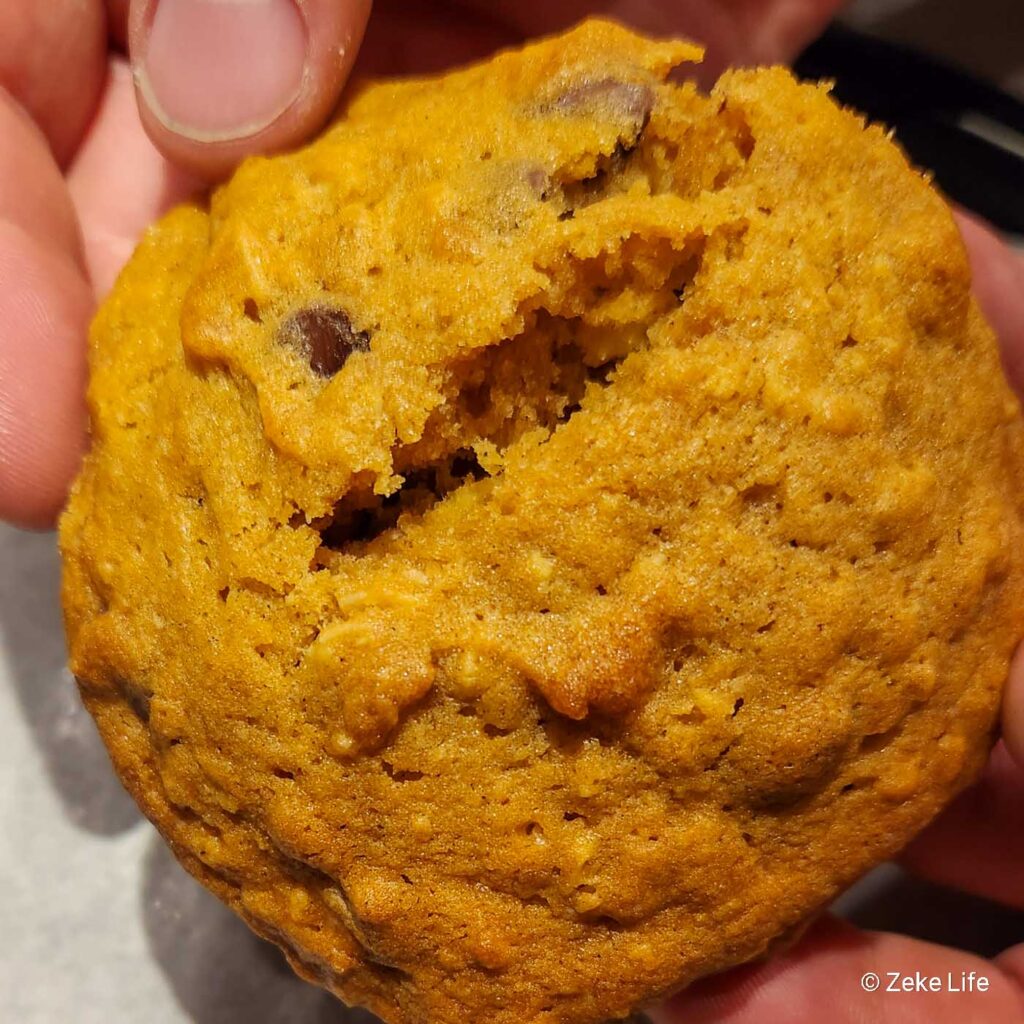 cooked pumpkin cookie