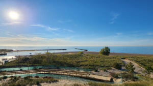 New Buffalo harbor entrance