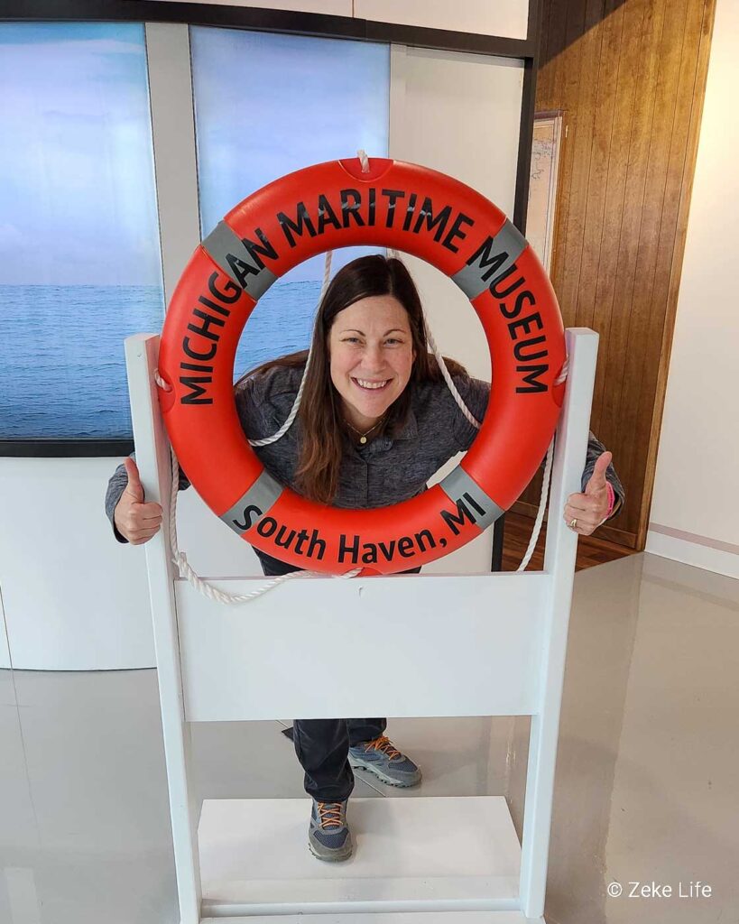 kara at michigan maritime museum