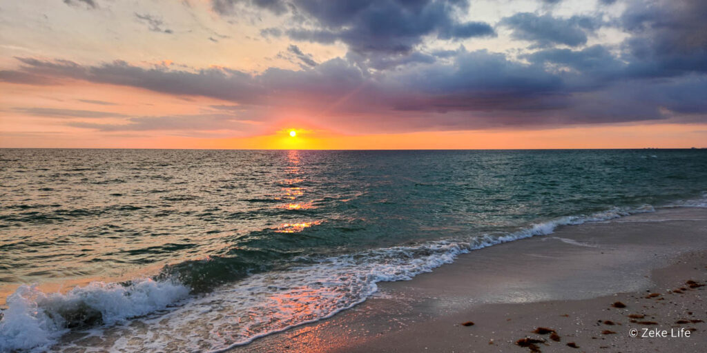 sunset in Bonita Springs, FL