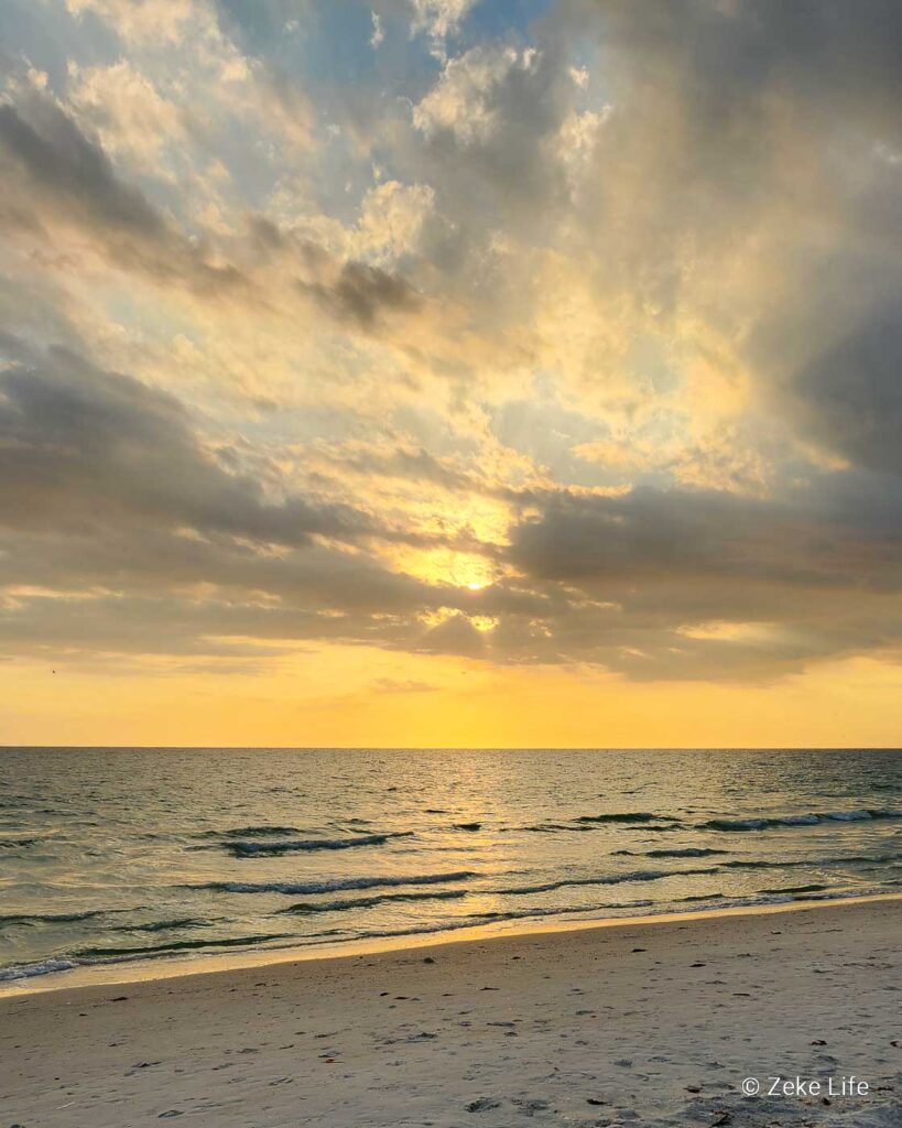 sunset in Bonita Springs, FL